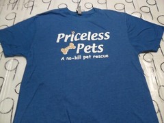 Medium Priceless Pets A No Kill Shelter Next Level Brand ￼ Shirt