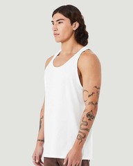 BELLA + CANVAS Unisex Tank Top Medium 3480CVC airlume jersey lot of 3 white new