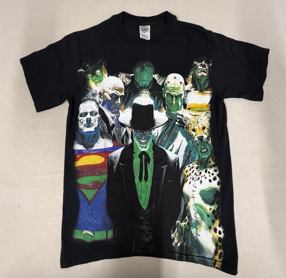 Vintage DC Comics Justice League Alex Ross Villains T-Shirt S Legion Of Doom 93