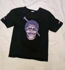 Screwhead Men’s M Tshirt Graphic Tee Black Short Sleeve Skull