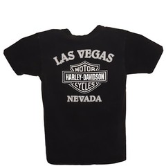 Vintage 1998 Harley Davidson T-shirt M Men’s Eagle Face Eye Las Vegas Nevada