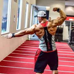 Men’s Gym Tank Top Muscle Shirt Sleeveless T Shirt Workout Fitness Training Tee