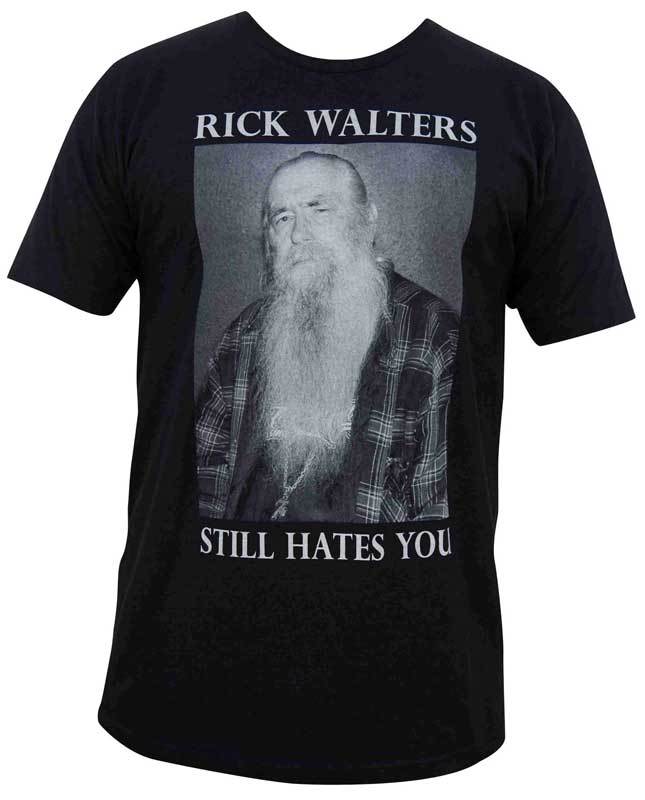 Rick Walters STILL Hates You Renowned Tattoo Artist Black Market Art T-shirt Tee