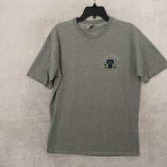 Cal Cru Mens T Shirt Gren Graphic Destination Las Vegas Large Cotton VTG 90s