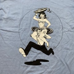 Graphitti Dead Stock Love And Rockets Y2K Comic Shirt Large NWOT
