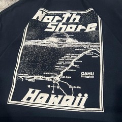 Y2K North Shore Hawaii T-Shirt Surf Tee Navy Blue Size XL Cheater Five Hawaii