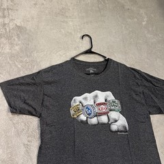 Boston Sports Championship Rings Shirt Mens Large Gray Chowdaheadz Graphic Tee