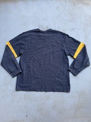 Abercrombie & Fitch Wrestling Logo Men’s XL Navy Yellow Long Sleeve T-Shirt