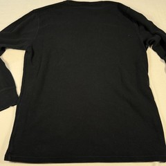 Polo Ralph Lauren Sleepwear XL Black Waffle Knit Long Sleeve Shirt