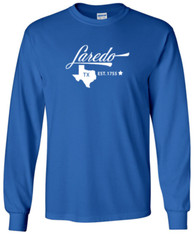 Laredo Texas T-Shirt State Long Sleeve Graphic Tees Unisex apparel Design