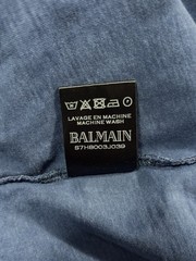 BALMAIN PARIS SS16 by Rousteing Men`s Archive Runway Y2K Hooded Sleveless Shirt