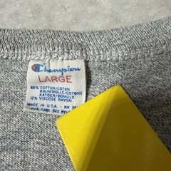 Vintage 80s Champion Shirt Size Large Made In USA Cotton Rayon Single Stitch