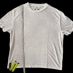 Bain De Mer St. Tropez White Japanese Synthetic Linen Tee XXL Lux ResortWear NWT
