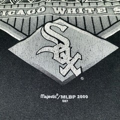 Vintage Chicago White Sox Shirt Mens Large Black Champions MLB Baseball 2000 Y2K