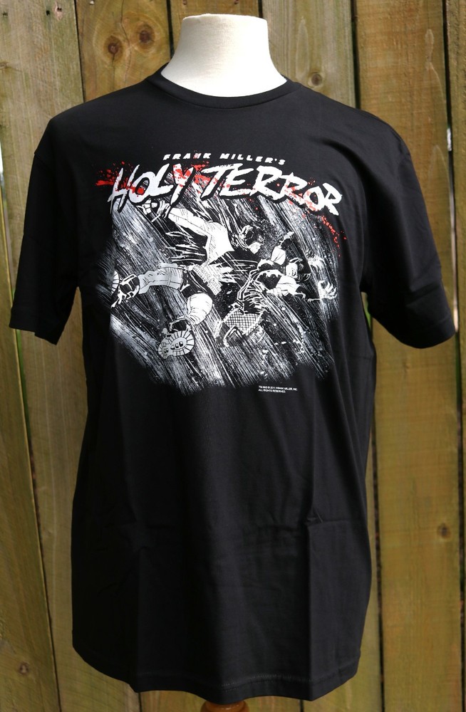 NOS 2011 Frank Miller HOLY TERROR Comic Tee Graphitti T Shirt – MULTIPLE SIZES