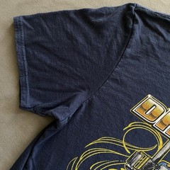 Brisco Brands 18 Wheeler Truck T Shirt Mens XL Navy Blue “Drop The Hammer” Cars