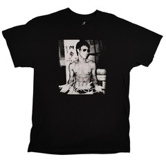 Bruce Lee Shirt Mens Large Black Graphic Photo Print Tee Short Sleeve Crewneck