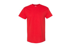 Bulk Lot Gildan Men Heavy Cotton Plain Short Sleeves T-Shirt 5000 (Pack Of 5)