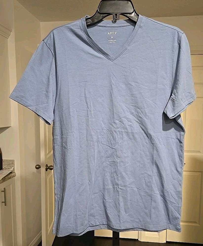 Apt 9 Men’s Sz M Premier Flex Short Sleeve V-Neck T-Shirt. New Without