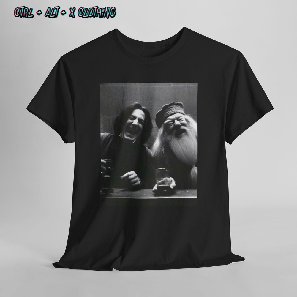 Harry Potter Professor Snape and Dumbledore Unisex Heavy Cotton Tee – Wizardry