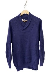 Other Brands Knit Sweaters (Thick) Wool NVY Solid Color