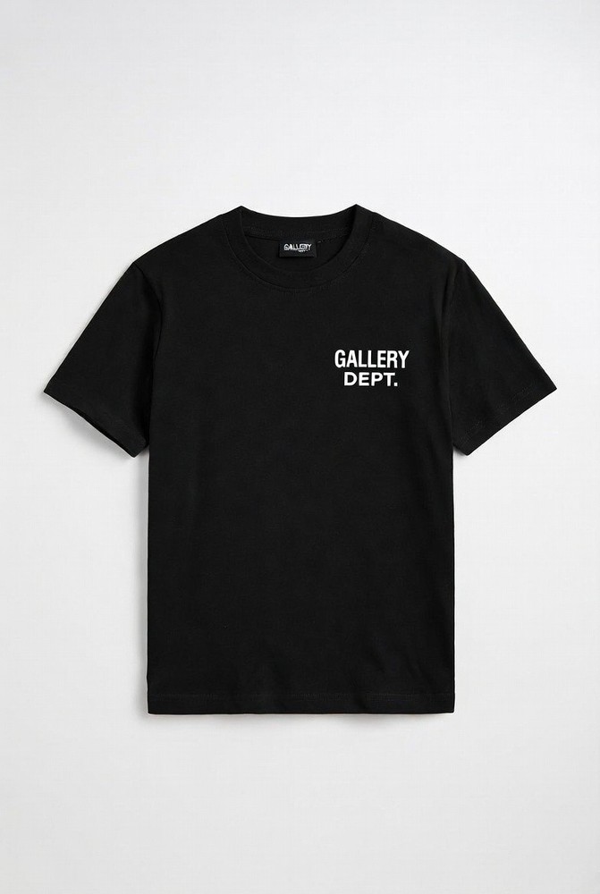 Gallery Dept Art Design Streetwear Minimalist Graphic Black Cotton T-Shirt Tee