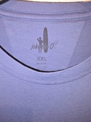Johnnie-O Mens Crew Neck Pocket T-shirt Color Wake(Blue) NWT