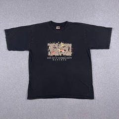 VTG T Shirt Mens XXL Rock Art Southern Africa Namibia Single Stitch Hand Printed