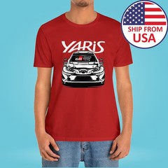 GR Yaris Gazoo Racing Rally Car JDM Men’s Red Size S-5XL