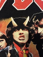 AC/DC Highway To Hell t-shirt Adult Medium Black Short Sleeve Double Sided 2024
