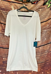 NEW Men’s Tommy John Cool Cotton Deep V-Neck Stay-Tucked Undershirt Size 2XL