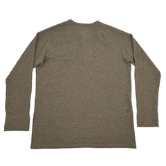 Mack Weldon Henley Shirt Men’s XL Brown Waffle Knit Long Sleeve