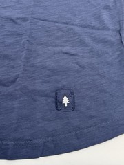 Men’s Short Sleeve Todd Navy Blue Shirt 100% Organic Cotton -NEW- LumberUnion