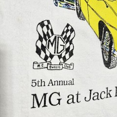 Vtg 90’s MG Car Company T Shirt Mens L USS Potomac Jack London Square USCG