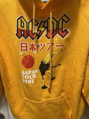AC/DC Band JAPAN concert tour Hoodie Sweatshirt Size M