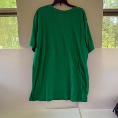 RICK & MORTY Mens XL Naughty or Nice Adult Swim T-shirt Green Christmas Cartoon