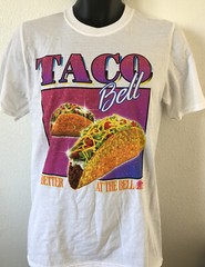 TACO BELL BETTER AT BELL Employee Work Mexican Vacation FoodAdult T-shirt NWOT S