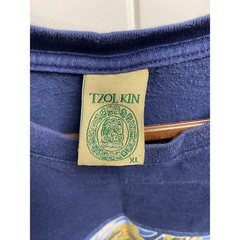 Tzolkin Guate Guatemala Graphic Shirt Mens XL Blue Pre Owned