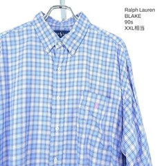 Ralph Lauren BLAKE Check Shirt Men’s XXL Light Used For 14Y+ Japan