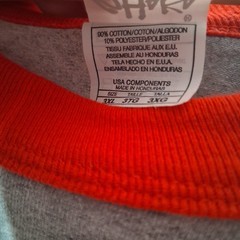 Shaka Active Baseball Shirt Men 3XL Gray Red Raglan Sleeve Sporty