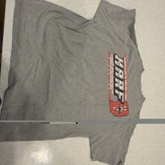 2018 Vintage Harf Racing Tee Single Stitch, Gray w/ graphics racing tee 2xl