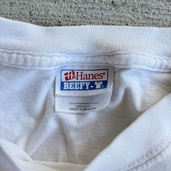 Vintage 90s Fat Daddy’s White Graphic Tee Size Large