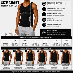 6 Packs Mens 100% Cotton Tank Top Wife A-Shirt Beater Undershirt Ribbed Muscle