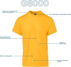 Gildan Men’s DryBlend Adult T-Shirt (2 Pack)