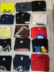 Lot 20 Men’s T-Shirts Size S Mixed Brands Graphic Logo Bundle Casual Streetwear