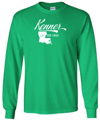 Kenner Louisiana T-Shirt Long Sleeve Graphic tee