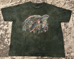The Mountain Tie Dye Shirt XXL Green Turtle Aquatic