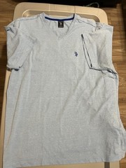 US Polo association Mens T-shirt Lite Blue