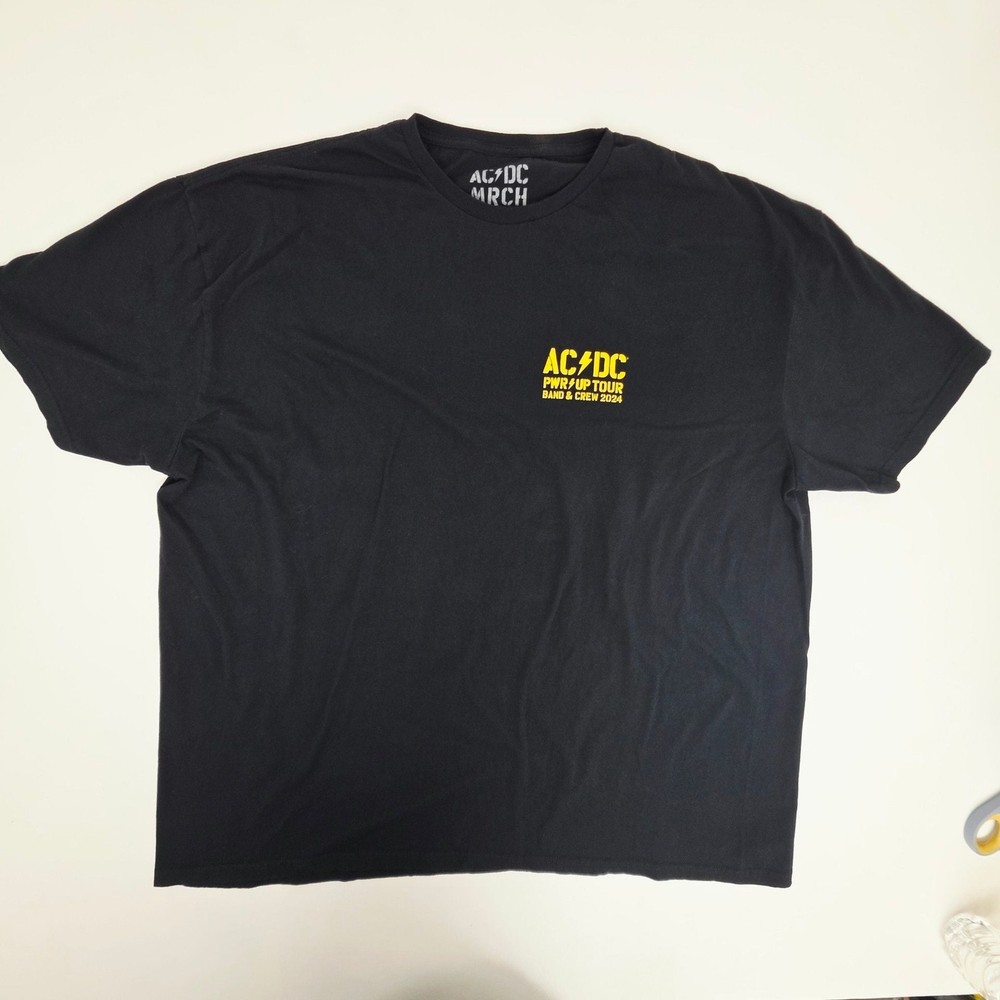AC/DC PWR UP Tour 2024 Band & Crew T-Shirt 4XL