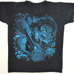 Vintage Demon Slayer Anime Japanese Manga Men’s Shirt M Black Tanjiro Graphic